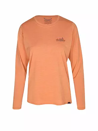 PATAGONIA | Maglietta funzionale da donna a maniche lunghe Capilene® Cool Daily Graphic | orange